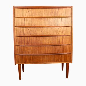 Large Vintage Danish Chest of Drawers in Teak, 1960s