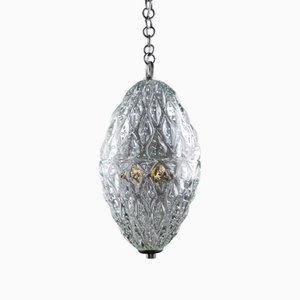 Art Deco Murano Glass Pendant from Barovier & Toso, 1940s