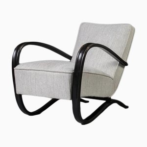 Poltrona H269 Art Déco di Jindřich Halabala, Cecoslovacchia, anni '30