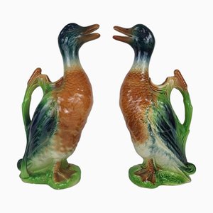 Pichets Saint Clément Duck, 1890s, Set de 2
