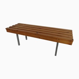 Vintage Pine Bench, 1960s
