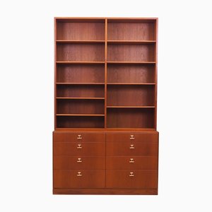 Vintage Danish Teak Bookcase by Børge Mogensen, 1960s