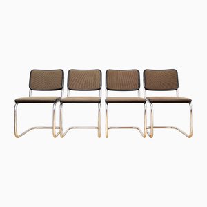 Cantilever S32 Chairs by Marcel Breuer for Thonet, 1970s, Set of 4