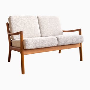 Mid-Century Modern Danish Two-Seater Sofa by Ole Wanscher for France and Son, 1950s