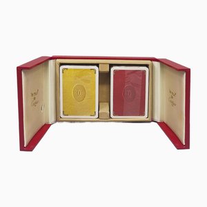 Playing Cards Box from Cartier, France, 1970s, Set of 3