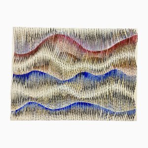 Akiko, Composición, 2023, Obras de arte en acrílico y textiles