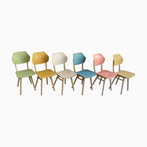 Mid-Century Modern Dining Chairs by Antonín Šuman for Ton, 1960s, Set of 6