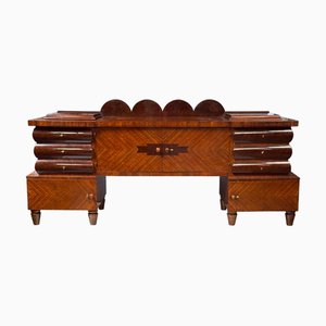Antique Rondocubist Sideboard, Czech, 1925