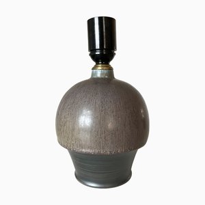 Handgefertigte schwedische Studio Tischlampe aus Keramik von Hertha Bengtsson, 1960er