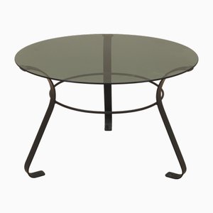 Vintage Danish Glass Coffee Table, 1970s