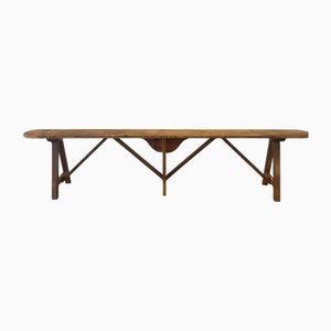 Antique French Oak Bench