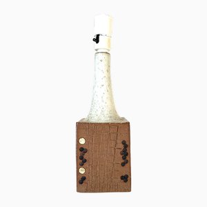 Große handgefertigte dänische Wandleuchte aus Steingut von Noomi Backhausen & Poul Brandbourg für Søholm, 1960er