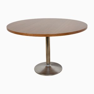 Mid-Century Modern Danish Teak Round Dining Table, 1970s