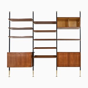 Italienisches Vintage Wandregal, 1960er