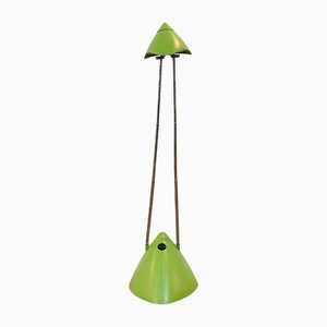 Green Plastic Designer Desk Lamp with Telescopic and Adjustable Design, 1990s