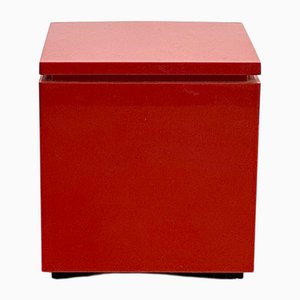 Lampada Cuboluce Cube rossa di Cini & Nils per Opi Milano, anni '90