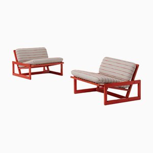 Sillones Carlotta de Afra and Tobia Scarpa para Cassina, años 60. Juego de 2