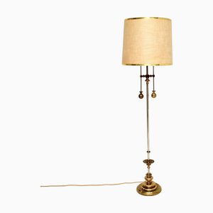 Vintage Italian Brass and Steel Floor Lamp, 1970
