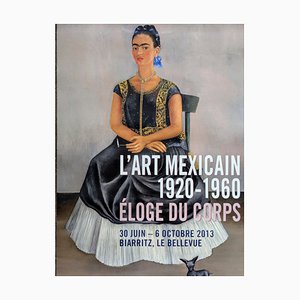 Frida Kahlo, Self Portrait with Dog Poster: Eloge du Corps, 2013, Offset Lithograph