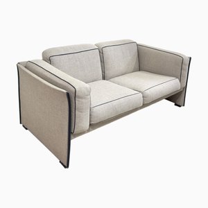 Sofá de dos plazas No. 405 Duc de Mario Bellini para Cassina, años 70