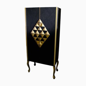 Moderner Art Deco Barschrank, 1970er