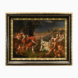 Nicolas Vleughels, King David & Abigail, 1700, Oil on Canvas, Framed