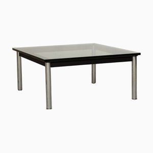 LC-10 P Coffee Table in Black Glass from Cassina