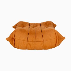 Otomana Togo de tela naranja de Michel Ducaroy para Ligne Roset