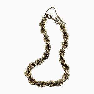 Bracelet Vintage en Corde Torsadée en Or Jaune 9 Carats