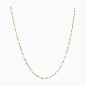 Modern 18 Karat Yellow Gold Filed Convict Mesh Chain