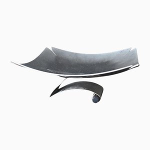 Modernist Sculptural Silver-Plated Centerpiece by Lino Sabattini, Italy, 1970s