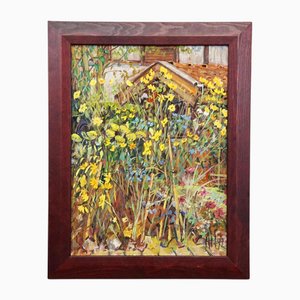 Alexander Michael, Paysage de Jardin, 1997, Peinture à l'Huile