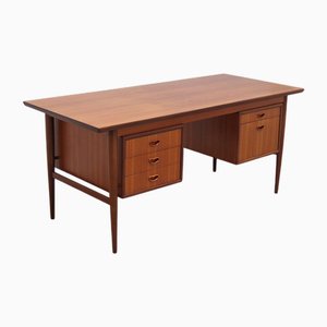 Freestanding Executive Desk by Oswald Vermaercke for V-Form, 1960s