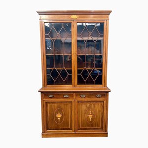 Vitrine Hepplewhite Édouardienne en Acajou, 1910s