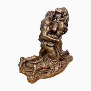 R. Cameron, Jugendstil Poetry of Love Statue, Bronze