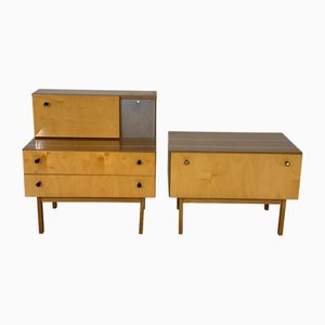 Tables de Chevet Mid-Century, Set de 2