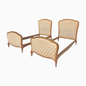 Louis XV Cherry Beds, Set of 2