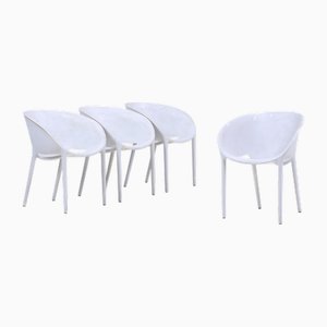 Vintage Eggchairs by Philippe Starck for Driade, 1970s, Set of 4