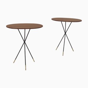 Tripod Tables, 1950s, Set of 2