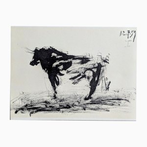 Pablo Picasso, Stier, 1961, Lithographie