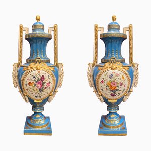 Vases in Sevres Porcelain, Set of 2