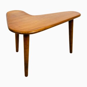 Kleiner Skandinavischer Boomerang Tisch aus Teak, Dänemark, 1960er