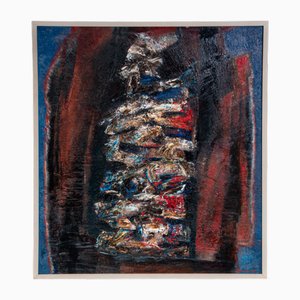 Jozef Mees, Abstract Composition, 1967, Oil on Board