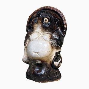 Statua Tanuki Shigaraki Ware, Giappone, 1970
