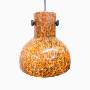 Glass Pendant Lamp from Peill & Putzler, 1970s-1980s