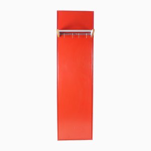 Accroche Murale Mid-Century en Métal Rouge, Ex-Tchécoslovaquie, 1950s