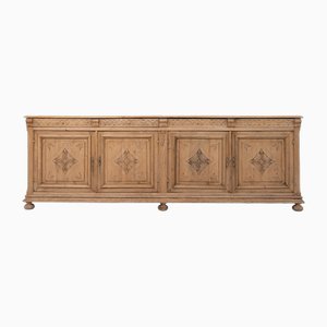 Large French Oak Sideboard, 19th Century