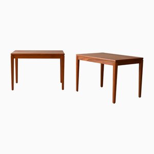 Vintage Scandinavian Teak Coffee Tables, 1950s, Set of 2