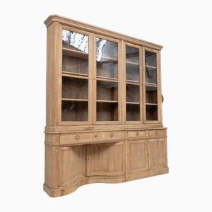 Oak Bookcase with Desk, 1920s
