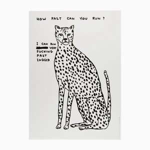 David Shrigley, How Fast Can You Run, 2022, Papier